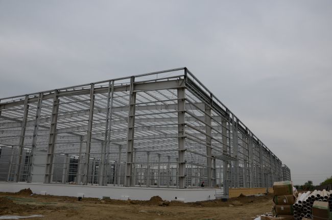 Designed Roof Ventilator Prefabricated Steel Structure Warehouse Workshop