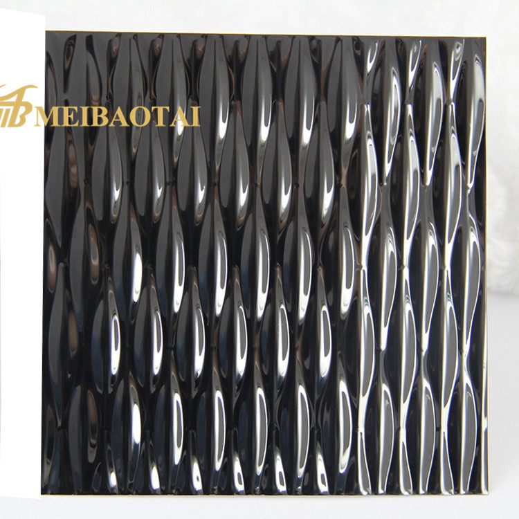 Multiusage Embossed Stainless Steel Sheet Wall Cladding Sheets Bullet Pattern