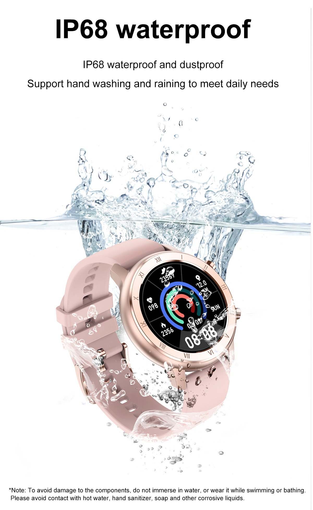 Fast Charging Ip67 Waterproof Smart Watch For Kids With Gps I Watch Series