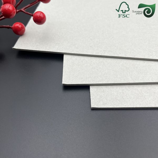 FSC 1200gsm Uncoated Book Binding Board Recycled Pulp For Photo Frames