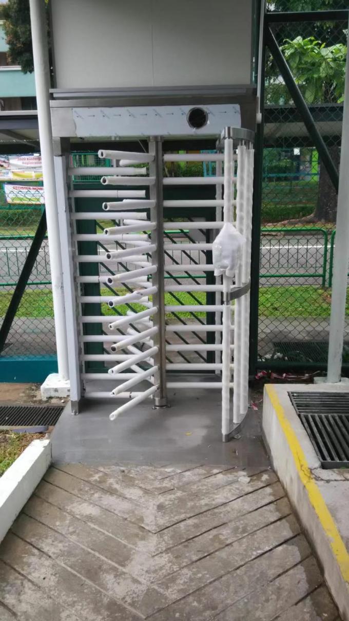 Stainless Steel Full Height Gate 24V Security Full Height Turnstile Gate Pedestrian Turnstile 9
