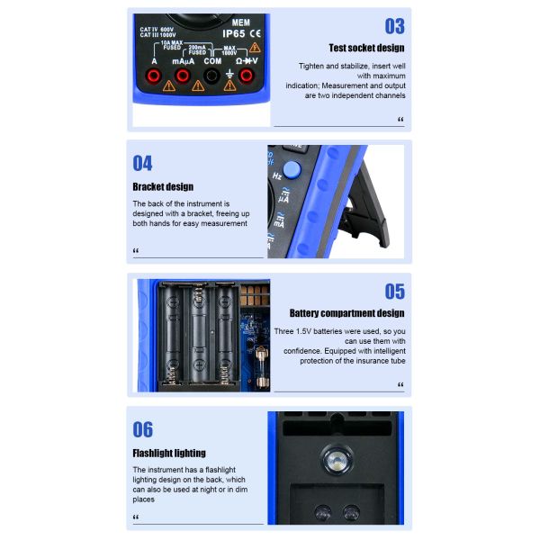 VICTOR 98C+ wireless Digital Multimeter 22000 counts display auto range multimeter