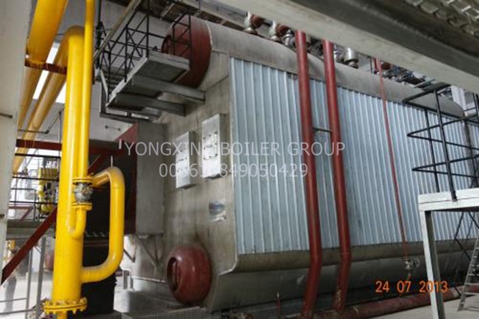 Power Plant Gas Fired steam Boiler / Horizontal Fire Tube Boiler