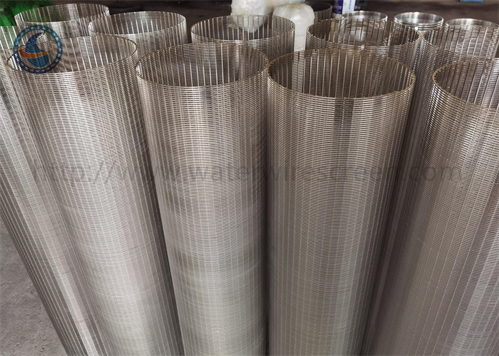 25 - 1027 mm Diameter Water Well Wire Wrapped Screen For Sand FIlter