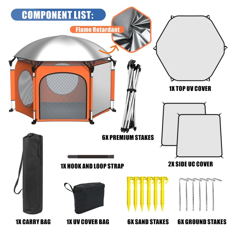 Large Pop Up Playhouse For Indoor And Outdoor Pop N Fun Play Tent