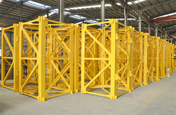 TC5008 4t load tower crane with 30m independent height