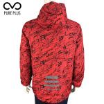 Protective Red Blue Mens Light Padded Jacket Strong Polyester Lining