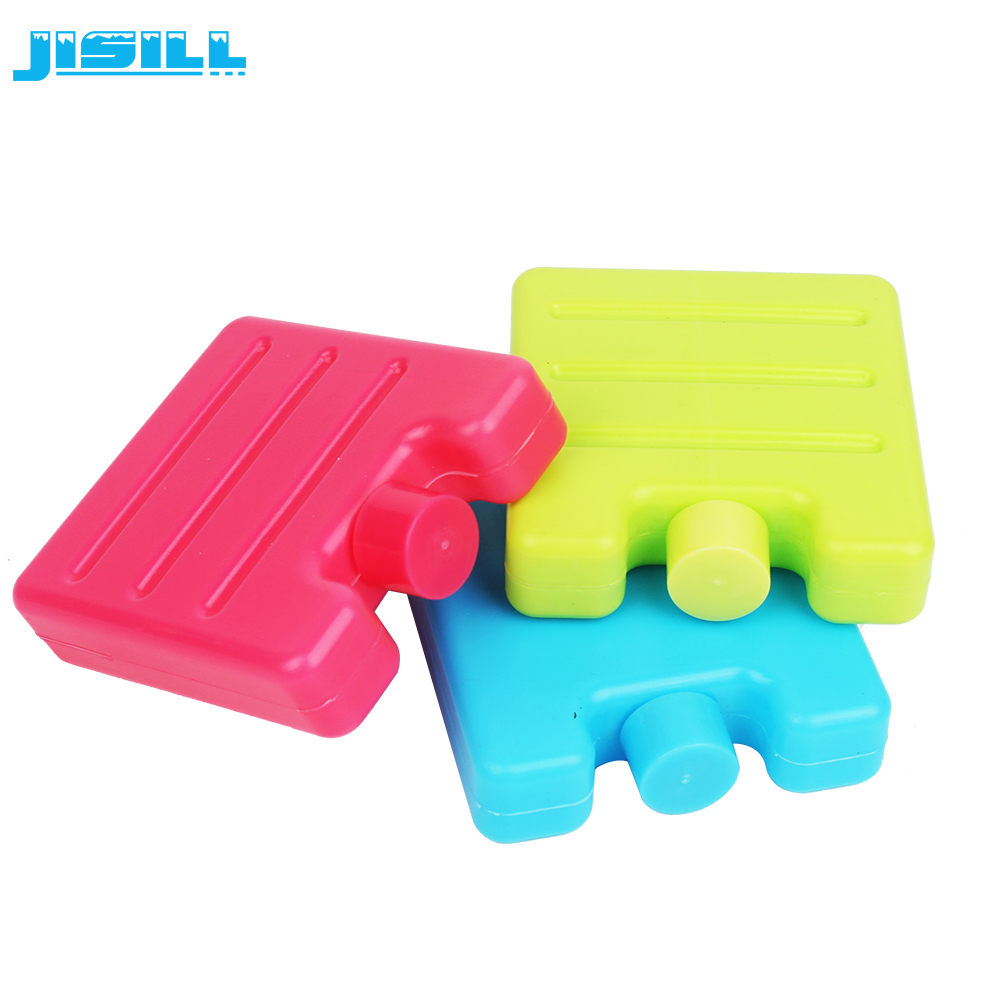 Factory price HDPE hard shell mini plastic freezer ice block gel pack for lunch bag
