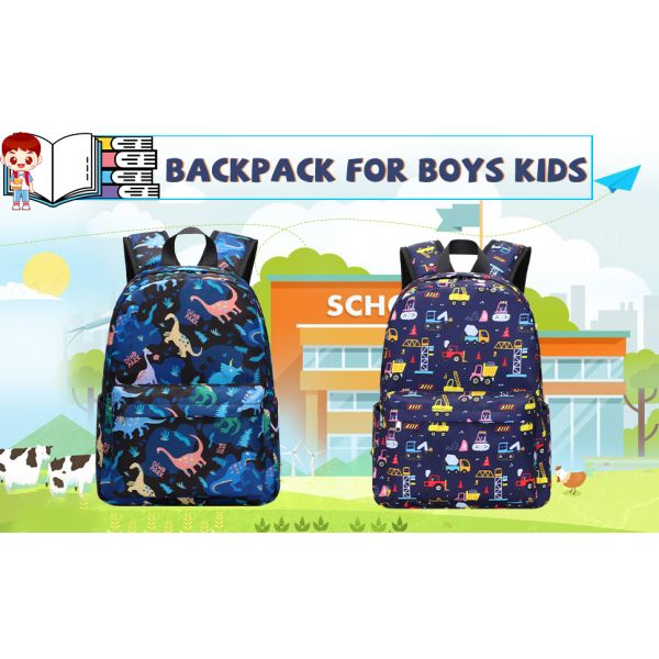 Boy Backpack Dinosaur Boy Backpack Children Backpack Set With Lunch Box And Pencil Case