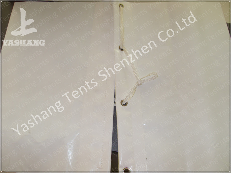 Custom Tent Accessories Wall Cover Opening Solution / Hanging Method Wall